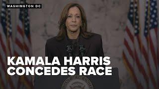 FULL REMARKS: Kamala Harris concedes election to Donald Trump