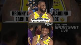 LeBron & Bronny are too funny 