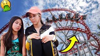 TXUNAMY AND ESTHALLA GOT SICK AT THIS THEME PARK!!! | Familia Diamond