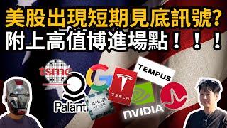 美股出現短期見底訊號？附上高值博進場點！！！｜Tesla｜TSM｜Nvdia｜Palantir｜AVGO｜Google｜AMD｜TEM｜標普500指數｜道指｜納指｜美股點評｜技術分析｜散戶必睇