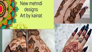 stylish mehndi designs 2024#stylish #youtube #mehndi #shortvideo #artbykainat #subscribe