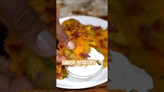  Loaded Smash Potatoes - One of the best Potato dishes #easyrecipe