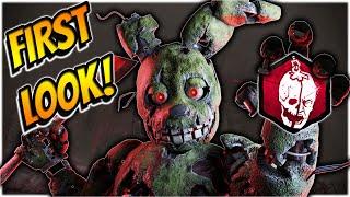 NEW KILLER FNAF SPRINGTRAP FIRST LOOK! - Dead By Daylight