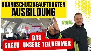 Brandschutzbeauftragter Ausbildung Das sagen die Teilnehmer #Brandschutzdozenten