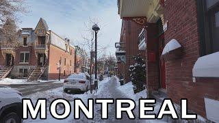 St-Henri Winter Walk - Montreal Canada - February 2025