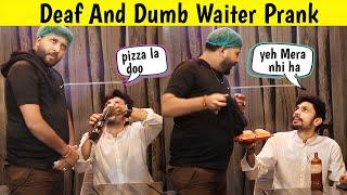 Deaf and Dumb Waiter Prank || Hilarious Reactions by @Shariksjourney@sharikshah