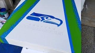 DIY: How To Make Your Own Seahawks Cornhole Set