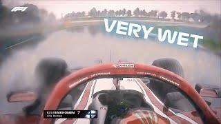 Kimi Räikkönen's SOAKING WET F1 2021 Testing | #AssettoCorsa