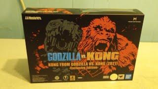 S.H.MonsterArts Godzilla VS Kong Event Exclusive Kong 2021 Unboxing.