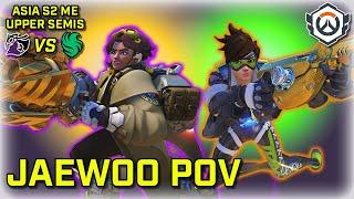 [Jaewoo POV] PRO Flex dps gameplay | Poker Face vs Team Falcons | OWCS