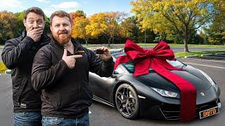 Builder Wins Lamborghini Huracan For  £0.29 And The Reaction Was Incredible!