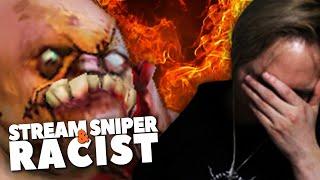 STREAM SNIPING + RACISM COMBO BY A 30 YO HAIRY MAN (SingSing Dota 2 Highlights #2332)