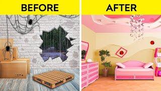 RICH vs. BROKE ROOM MAKEOVER CHALLENGE  Epic Secret Room Ideas for Any Space by 123 GO! GLOBAL