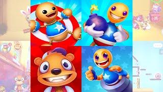 Kick the Buddy 2 vs Kick the Buddy Forever vs Despicable Bear vs Rocket Buddy