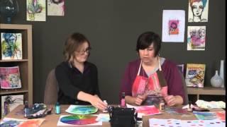 Preview | Art Journal Color Courage with Dina Wakley