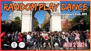 [4K][KPOP RANDOM PLAY DANCE] NYC Washington Square Park | Nov  2, 2024 | BY ECHO X STUDIO1 X ELOHIM