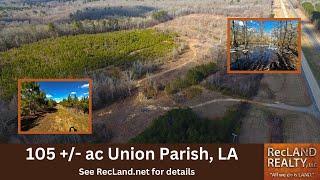 105 Acres Timberland for Sale in Union Parish, LA