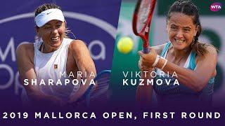 Maria Sharapova vs. Viktoria Kuzmova | 2019 Mallorca Open First Round | WTA Highlights