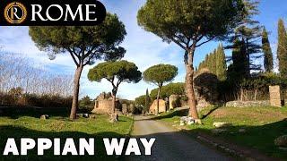 Rome guided tour  Appian Way [4K Ultra HD]