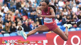 Dalilah Muhammad dominates women's 400m hurdles at Birmingham Diamond League | NBC Sports