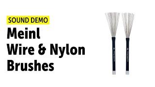 Meinl Wire & Nylon Brushes (5 Pairs) Sound Demo