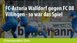 FC-Astoria Walldorf gegen FC 08 Villingen - so war das Spiel