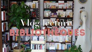 VLOG LECTURE l Rangement des bibliothèques + lecture?