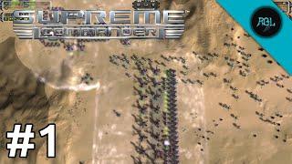 Supreme Commander Forged Alliance[EP1 - 1v2 ALX AI] | Gameplay/Longplay | RTS Gaming in 2024