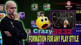 Crazy 🫴3232-Formation For Quick Counter 🫴 #efootball