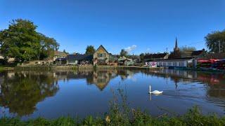 The Best English Autumn Walk along the RIVER THAMES: LECHLADE, Cotswolds