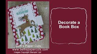 Decorate a Book Box - Stampin' Up!  - Beth's Paper Cuts