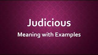 Judicious Meaning with Examples