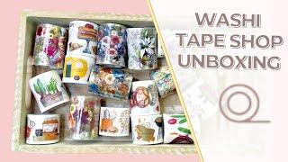 NEW WASHI TAPE SHOP UNBOXING