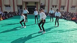 Dance performance by STD 6,7 prepared by Padma Madam and Parul Madam