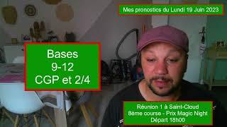 MAX 1-2-3 Turf vos pronostics hippiques gratuits du Lundi 19/06/2023@max1-2-3turfvospronosticsh2​