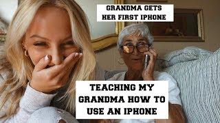 TEACHING MY GRANDMA HOW TO USE AN IPHONE