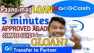 Paano mag loan sa gcash | simple guide for gloan | 5 minutes approved agad | utang serye