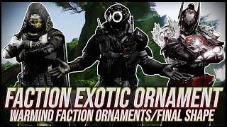 Destiny 2: Rare Faction Ornament! | The Final Shape