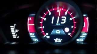 Volvo V40 T3 (2013) acceleration 0-117 km/h