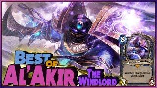 Hearthstone Best of Al'Akir - Funny and lucky Rng Moments