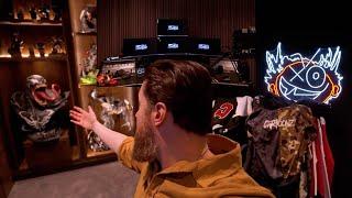 The Ultimate Nerdy Gamer Man Cave | The Basement Tour