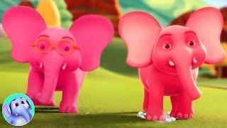 Ek Mota Hathi Ghunme Chala, एक मोटा हाथी + Many More Kids Rhymes in Hindi and Elephant Video