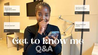 MY FIRST VIDEO |Get to know me|  |Q&A|