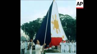 SYND 13 6 77 PRESIDENT MARCOS LEADS INDEPENDENCE CELEBRATIONS