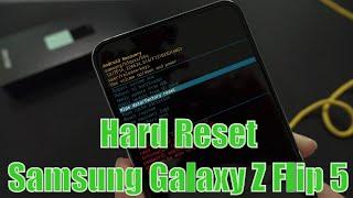 How To Hard Reset Samsung Galaxy Z Flip 5