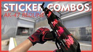 AK-47 Redline Sticker Combinations in CS:GO (2019)