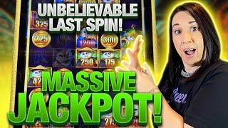  MASSIVE JACKPOT UNBELIEVABLE LAST SPIN WIN 