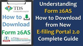 Download 26AS Statement from Traces | Form 26AS Download Complete Process from New E-Filing Portal