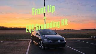 Installing an eBay Front Lip + EQT Coil Grounding Kit | MK7 GTI