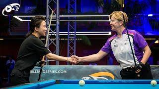 Last 16 ▸ Allison Fisher vs Xiaoting Pan ▸ Predator WPA World 10-Ball Women's Championship 2023